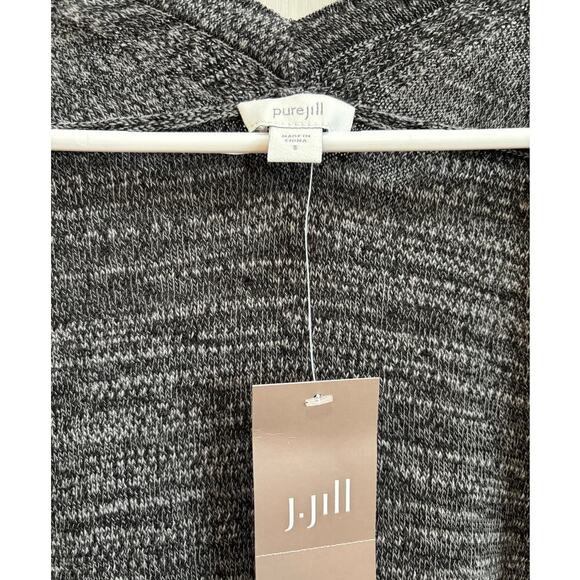 NWT J. Jill Pure Jill Women S Linen Blend 3/4 Sleeve Long Open Front Cardigan - Picture 5 of 8